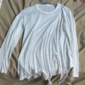 Lululemon tie front long sleeve
